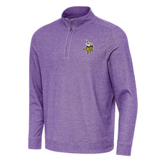 Antigua Subtle Quarter-Zip Top - Minnesota Vikings Tops