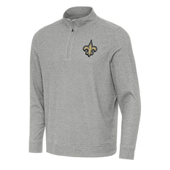 Antigua Subtle Quarter-Zip Top - New Orleans Saints Tops