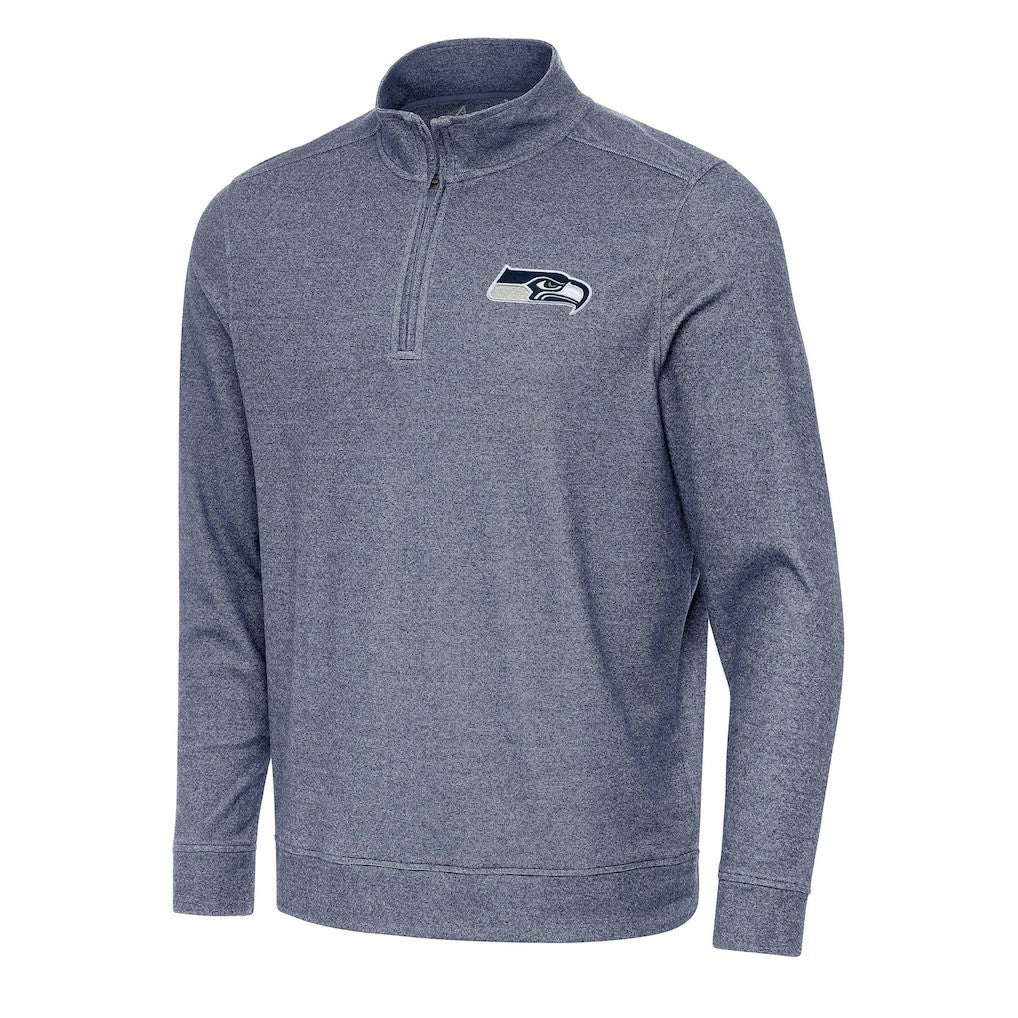 Antigua Subtle Quarter-Zip Top - Seattle Seahawks Tops