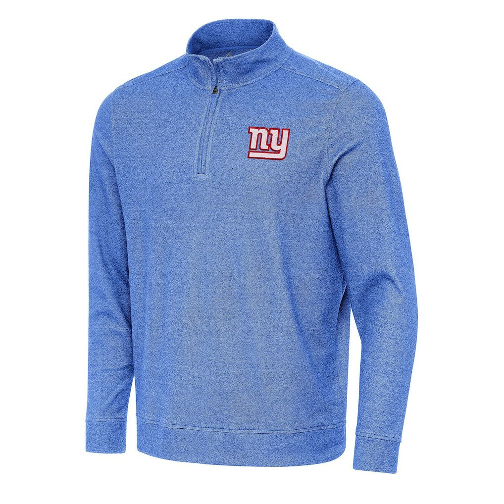Antigua Subtle Quarter-Zip Top - New York Giants Tops