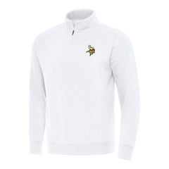 Antigua Victory Quarter-Zip Pullover Top - Minnesota Vikings Pullover