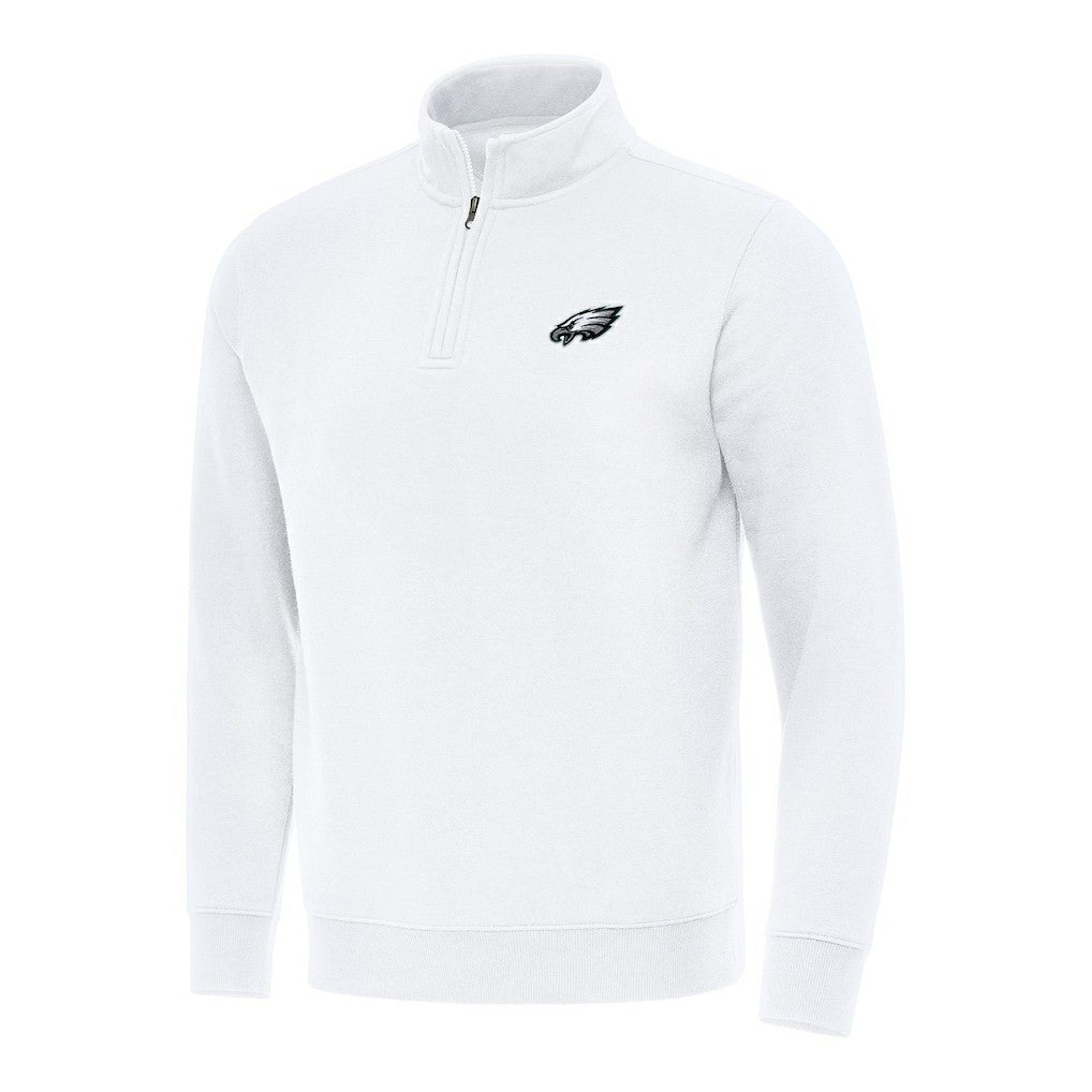 Antigua Victory Quarter-Zip Pullover Top - Philadelphia Eagles Pullover
