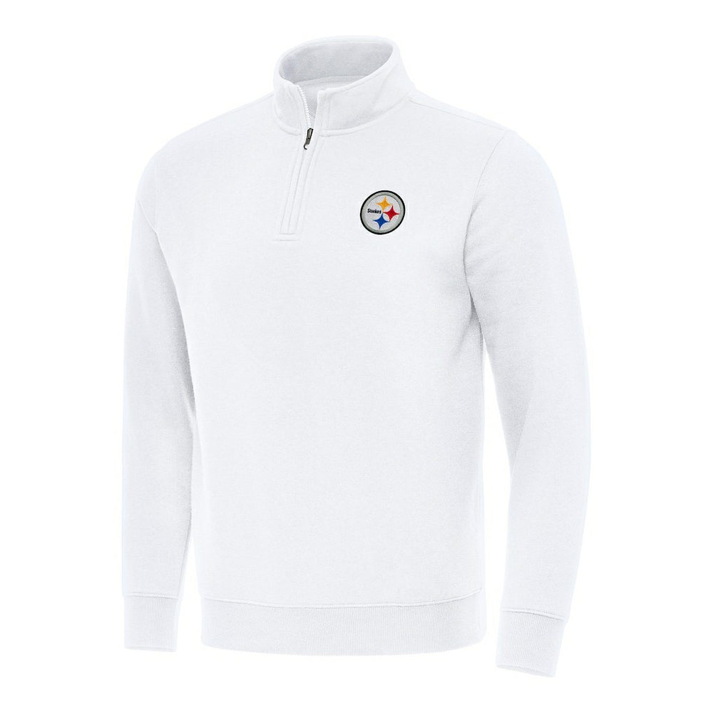 Antigua Victory Quarter-Zip Pullover Top - Pittsburgh Steelers Pullover