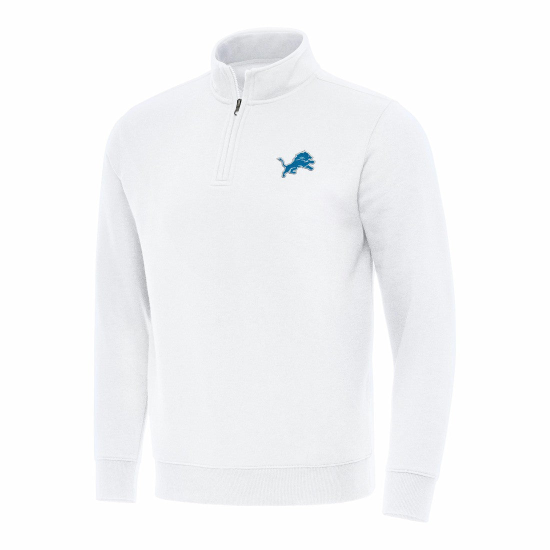 Antigua Victory Quarter-Zip Pullover Top - Detroit Lions Pullover