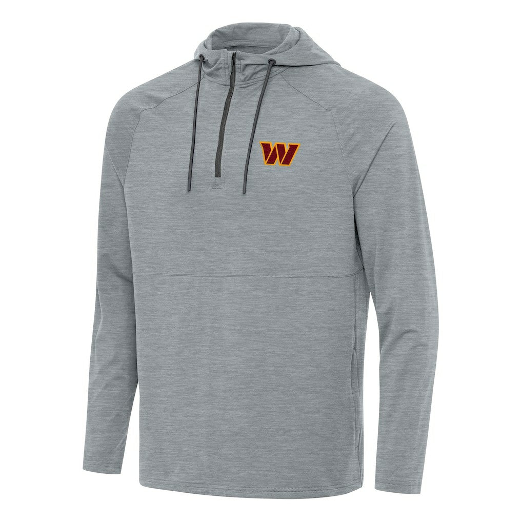 Antigua Spikes Quarter-Zip Pullover Hoodie - Washington Commanders Hoodies
