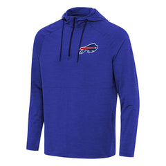 Antigua Spikes Quarter-Zip Pullover Hoodie - Buffalo Bills Hoodies