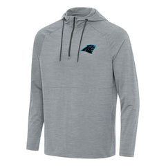Antigua Spikes Quarter-Zip Pullover Hoodie - Carolina Panthers Hoodies