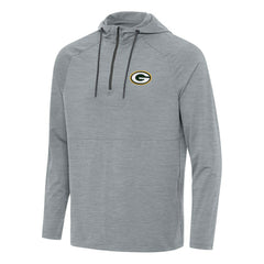 Antigua Spikes Quarter-Zip Pullover Hoodie - Green Bay Packers Hoodies