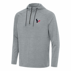 Antigua Spikes Quarter-Zip Pullover Hoodie - Houston Texans Hoodies