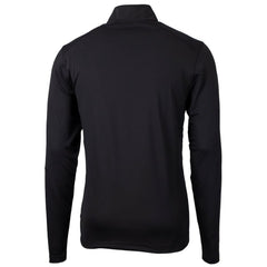 Black Chicago Cubs Cutter & Buck Virtue Eco Pique Quarter-Zip Jacket