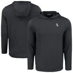 Black Chicago White Sox Cutter & Buck Coastline Epic Comfort Eco Recycled Long Sleeve Hoodie T-Shirt