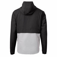 Black/Gray Chicago Cubs Cutter & Buck Charter Eco Recycled Anorak Half-Zip Hoodie Jacket