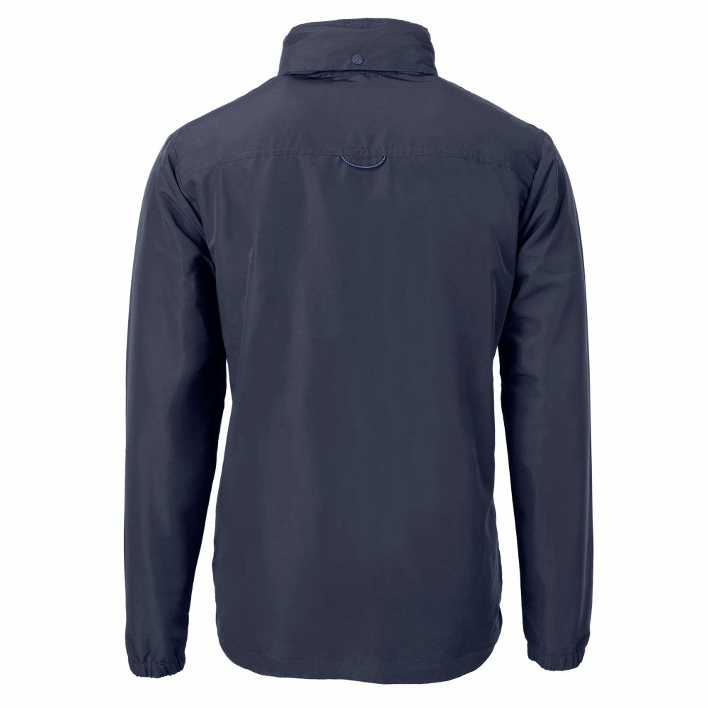 Navy New York Mets Cutter & Buck Charter Eco Recycled Full-Zip Hoodie Jacket