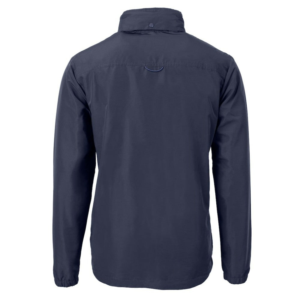 Navy New York Yankees Cutter & Buck Charter Eco Recycled Full-Zip Hoodie Jacket