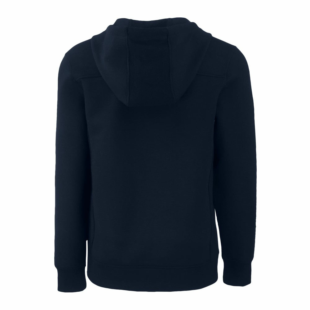 Navy New York Mets Cutter & Buck Roam Eco Recycled Tri-Blend Half-Zip Hoodie