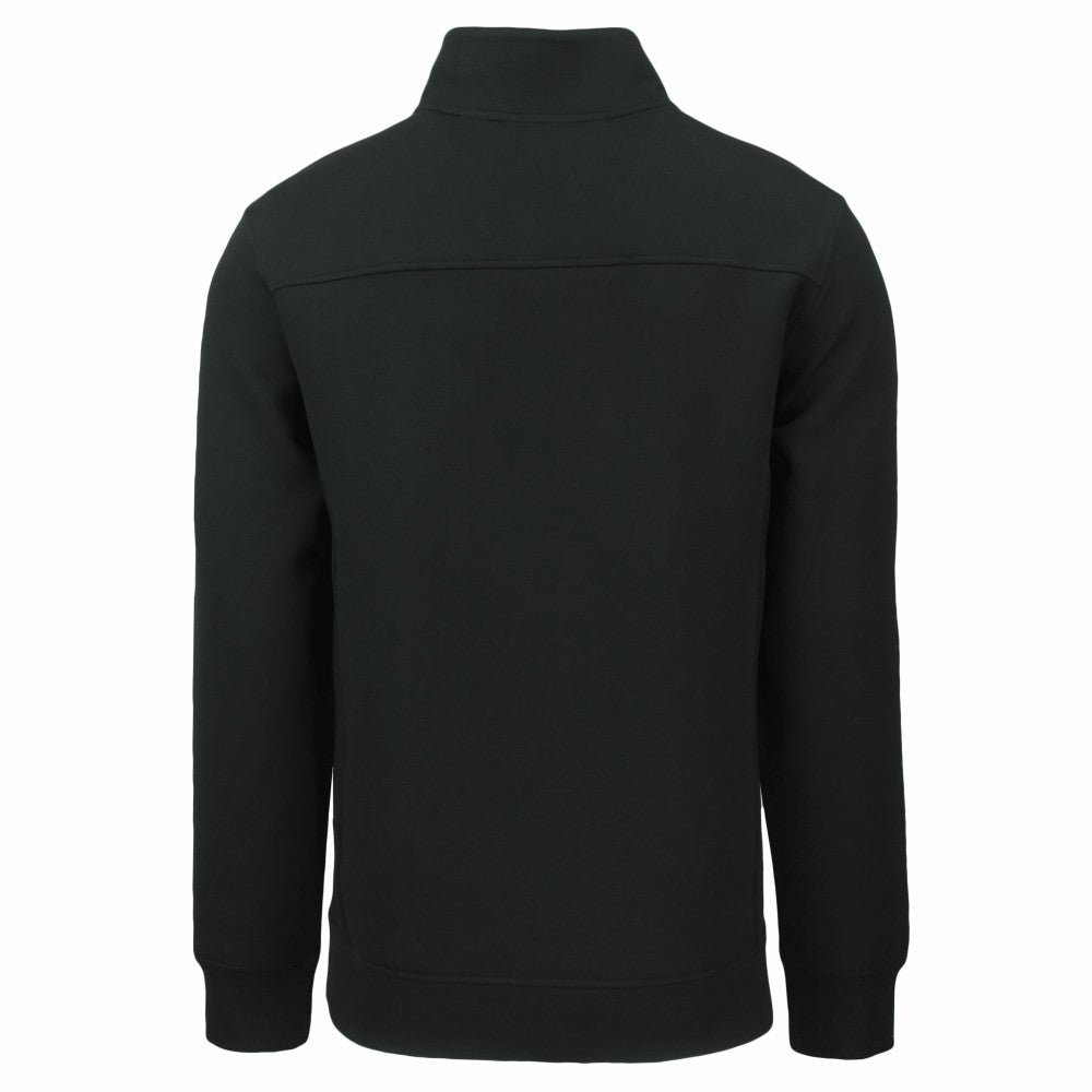 Black New York Mets Cutter & Buck Roam Eco Quarter-Zip Jacket