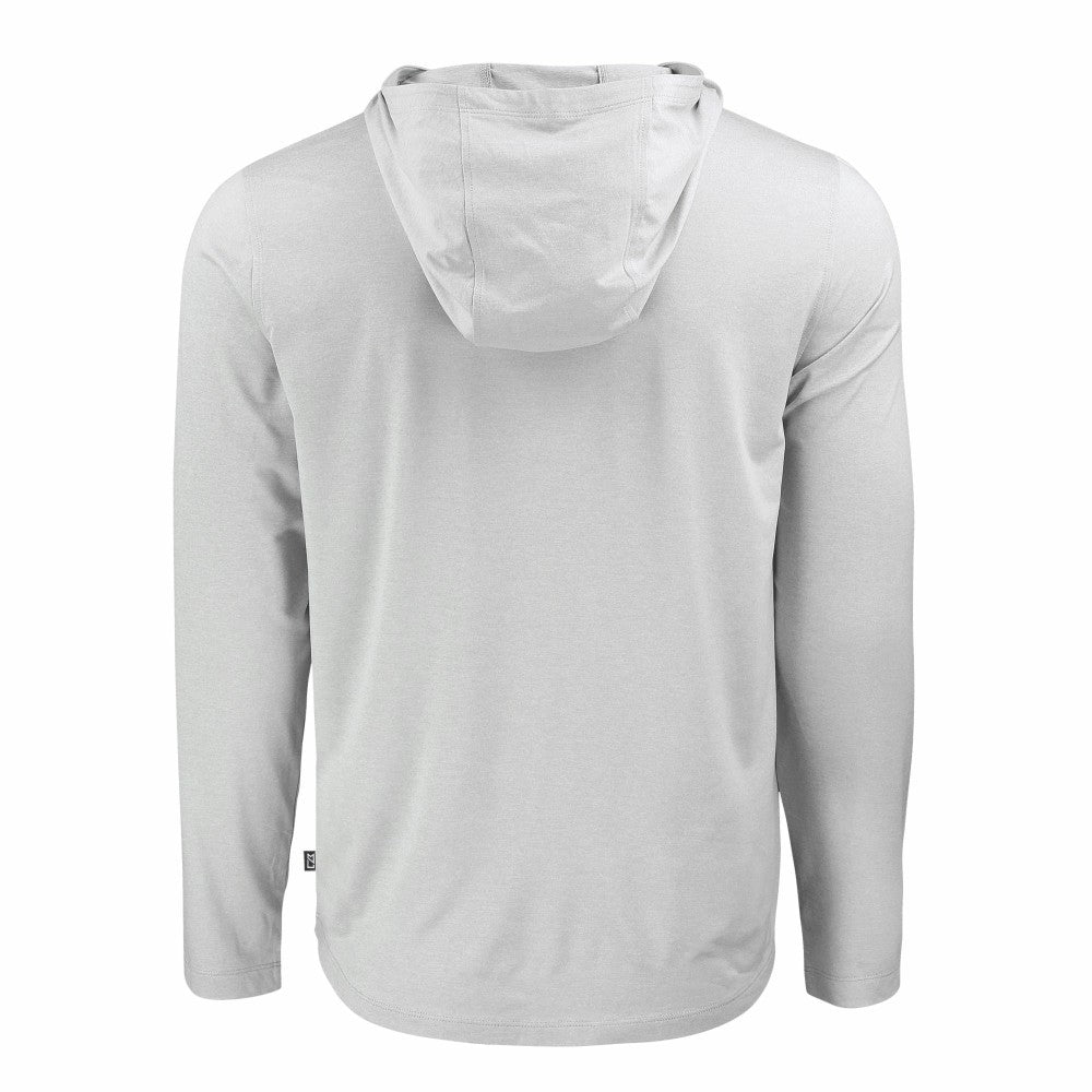 Gray Minnesota Twins Cutter & Buck Coastline Epic Comfort Eco Recycled Hoodie T-Shirt