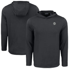 Black Washington Nationals Cutter & Buck Coastline Epic Comfort Eco Recycled Long Sleeve Hoodie T-Shirt