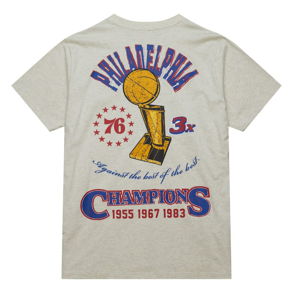 Mitchell & Ness Philadelphia 76ers Hardwood Classics Legacy Defined Retro Championship T-Shirt