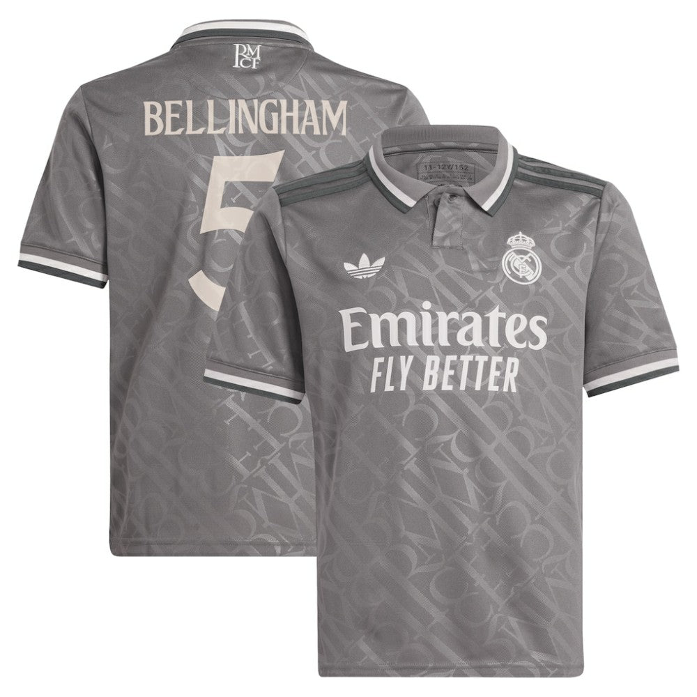 Jude Bellingham Real Madrid Originals Youth 2024/25 Third Replica Player Jersey