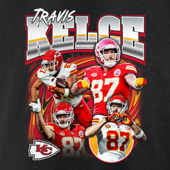 Travis Kelce  Notorious Player Graphic T-Shirt - Kansas City Chiefs T-shirts