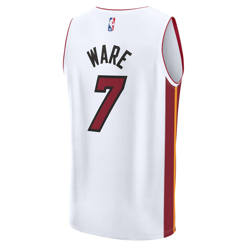 Fanatics Kel'el Ware Miami Heat Youth Fast Break Replica Player Jersey