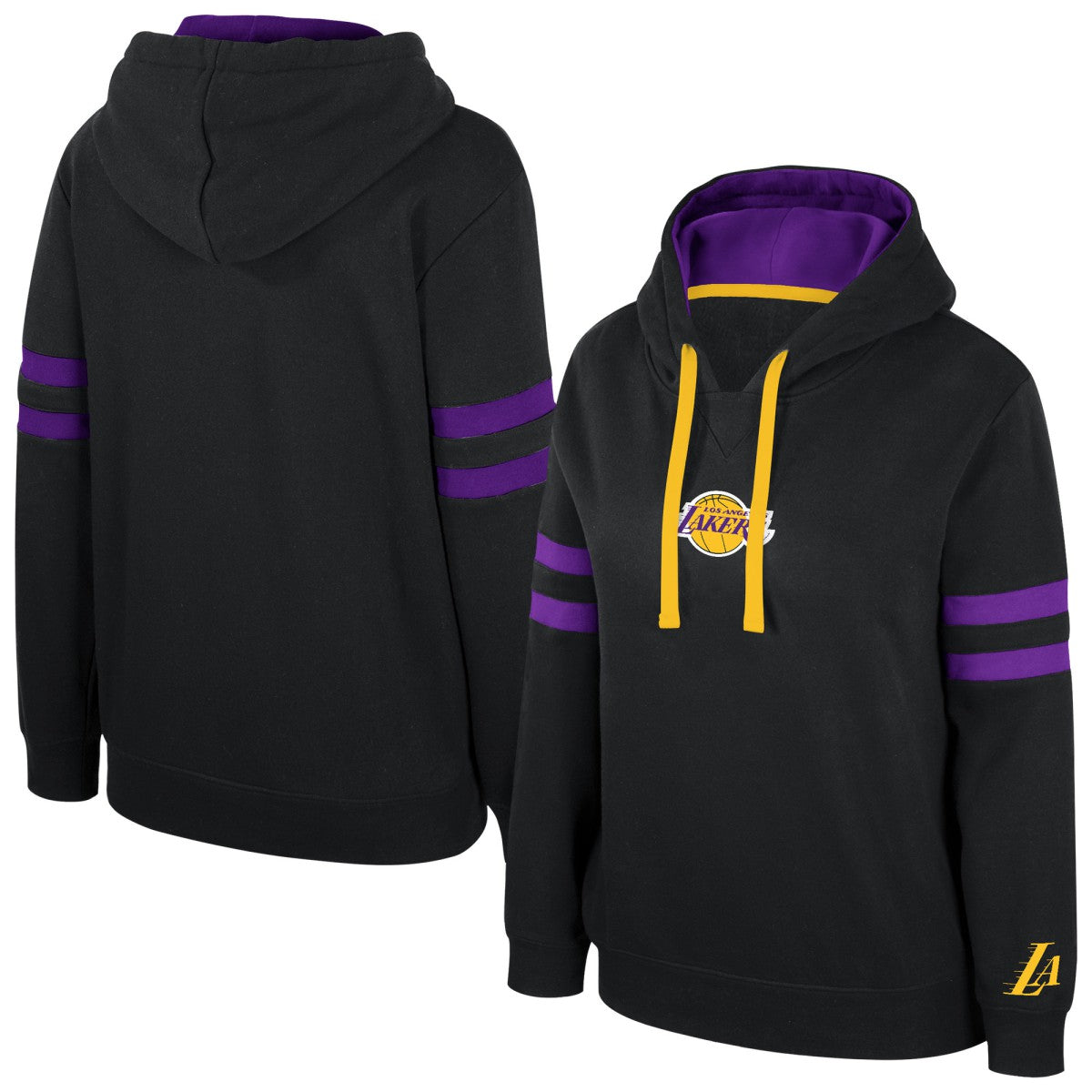 Los Angeles Lakers Stadium Essentials Women's Road Game Pullover Hoodie