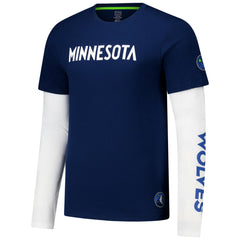Minnesota Timberwolves Stadium Essentials Unisex Spectator Twofer Long Sleeve T-Shirt