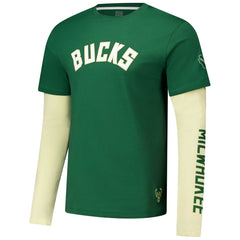 Milwaukee Bucks Stadium Essentials Unisex Spectator Twofer Long Sleeve T-Shirt