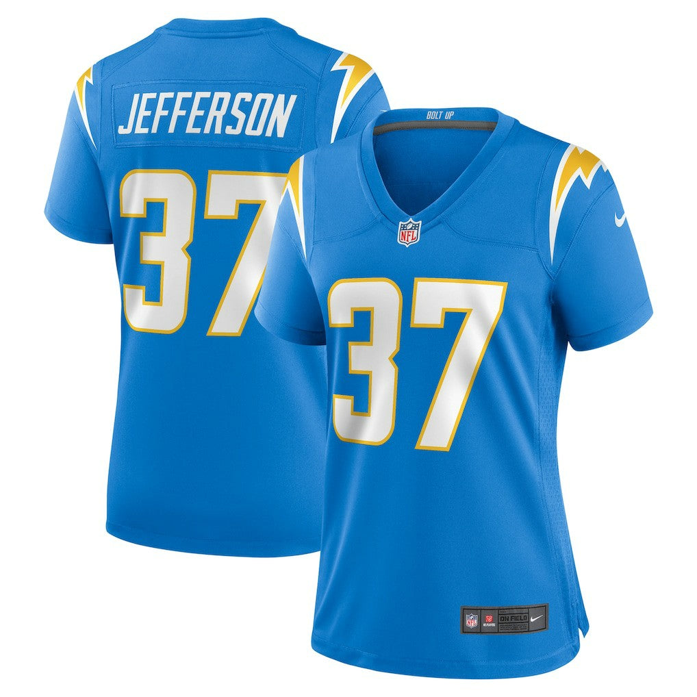 Tony Jefferson  Women's Team Game Jersey - Los Angeles Chargers Jerseys