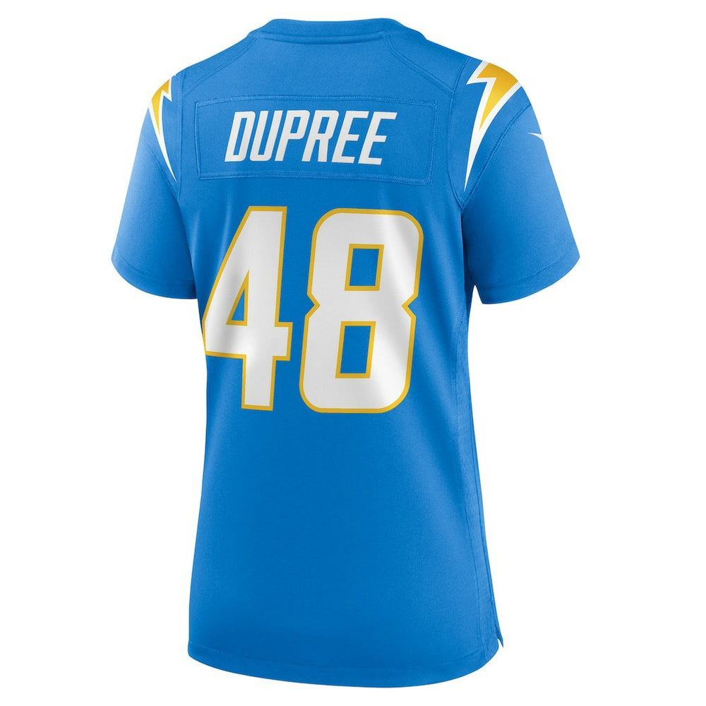 Bud Dupree  Women's Team Game Jersey - Los Angeles Chargers Jerseys