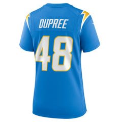 Bud Dupree  Women's Team Game Jersey - Los Angeles Chargers Jerseys