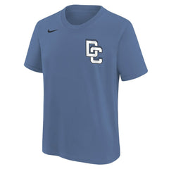 Blue CJ Abrams Washington Nationals Nike Youth Fuse City Connect Name & Number T-Shirt