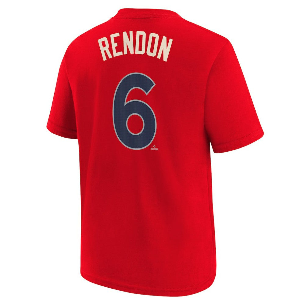 Red Anthony Rendon Los Angeles Angels Nike Youth Fuse City Connect Name & Number T-Shirt