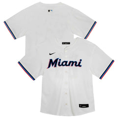 White Miami Marlins Nike Youth Home Game Jersey