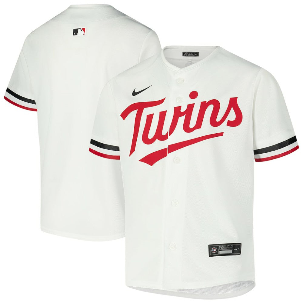 White Minnesota Twins Nike Youth Home Game Jersey