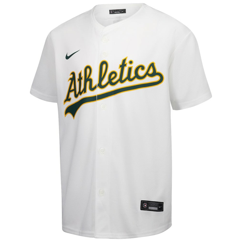 White Athletics Nike Youth Home Game Jersey