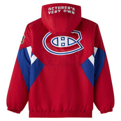 NHL Montreal Canadiens OVO x Starter Half-Zip Hooded Jacket