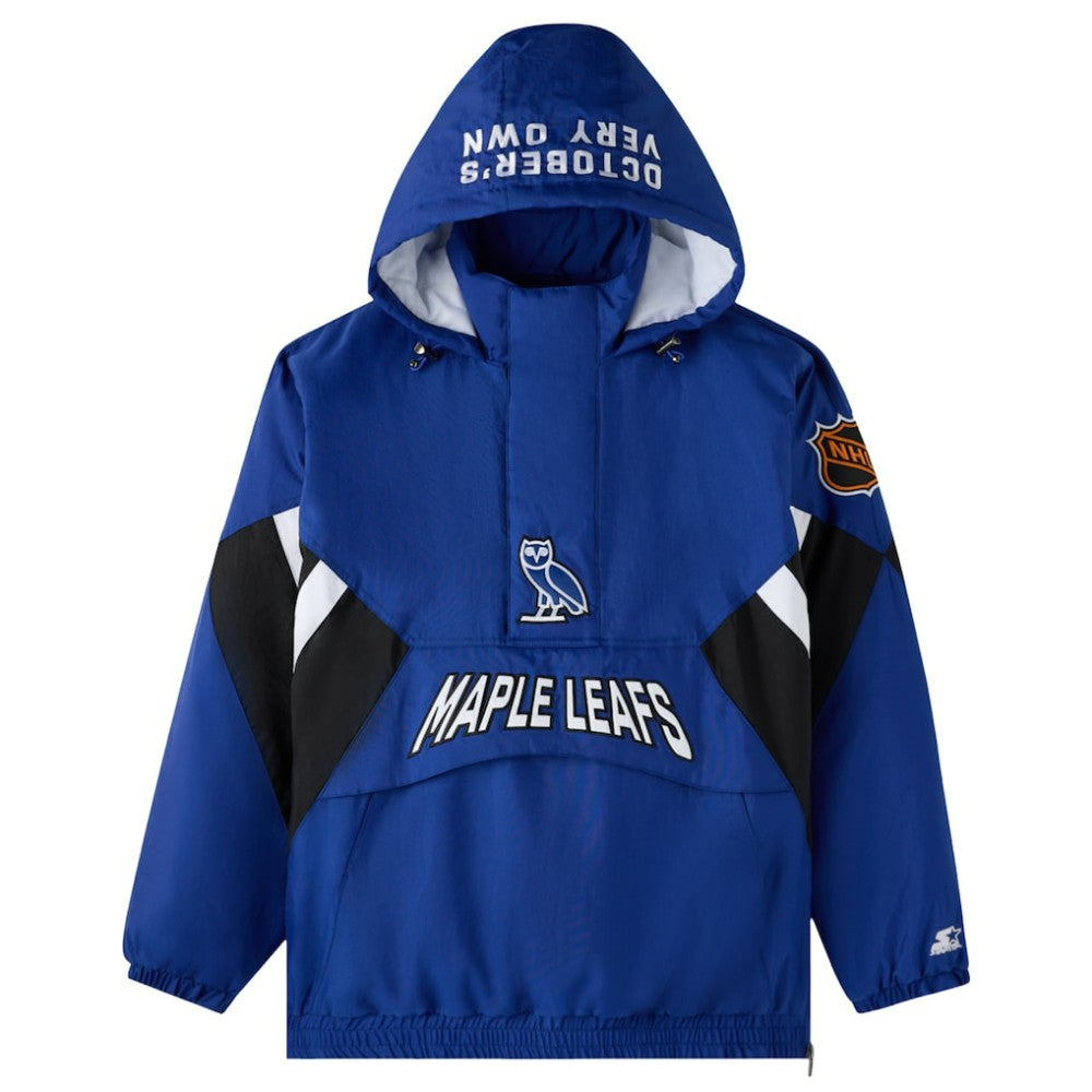 NHL Toronto Maple Leafs OVO x Starter Half-Zip Hooded Jacket