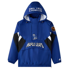 NHL Toronto Maple Leafs OVO x Starter Half-Zip Hooded Jacket