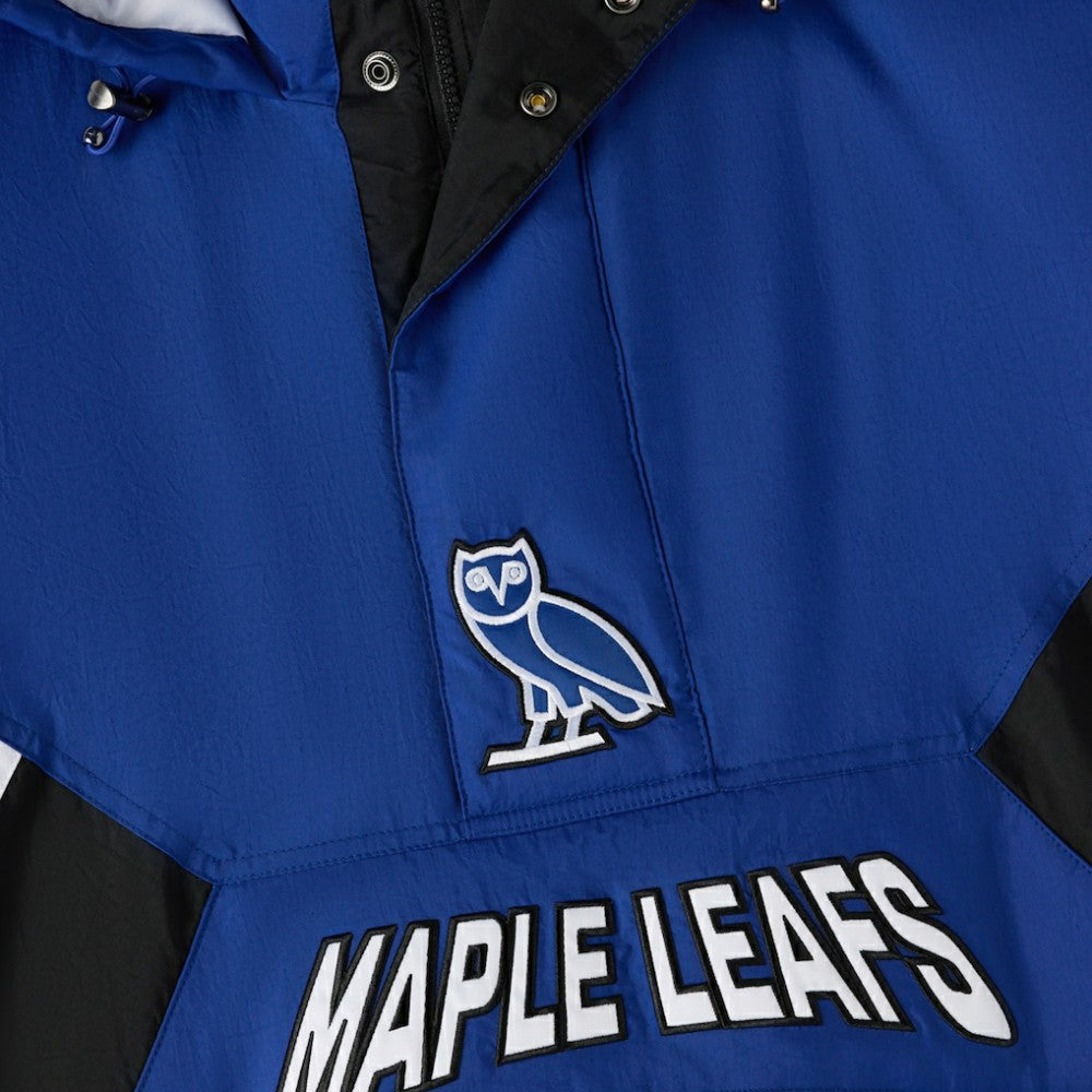 NHL Toronto Maple Leafs OVO x Starter Half-Zip Hooded Jacket
