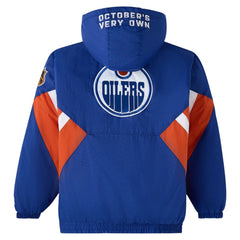 NHL Edmonton Oilers OVO x Starter Half-Zip Hooded Jacket