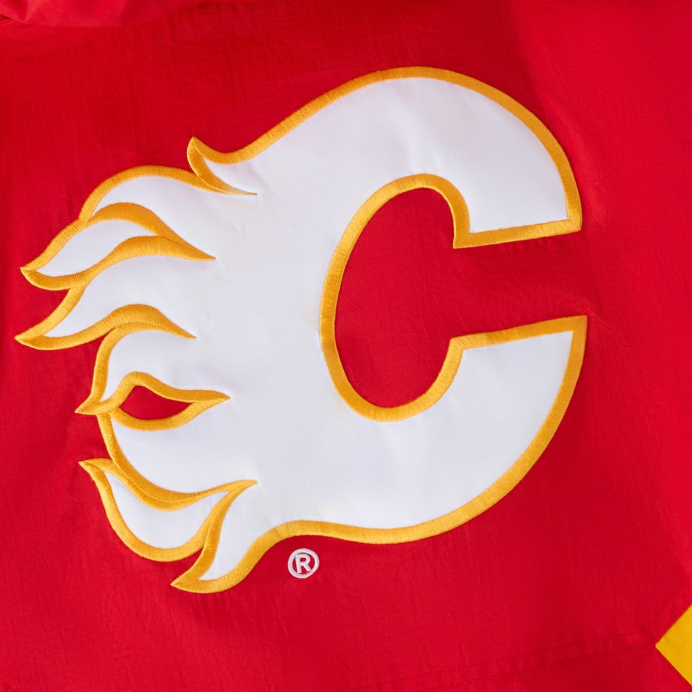 NHL Calgary Flames OVO x Starter Half-Zip Hooded Jacket