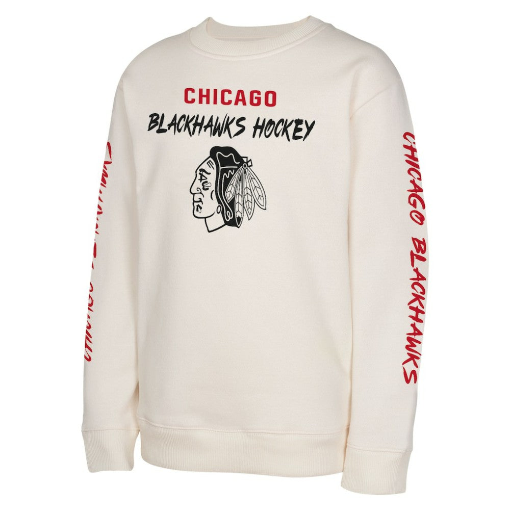 NHL Chicago Blackhawks Youth Star Power Pullover Sweatshirt