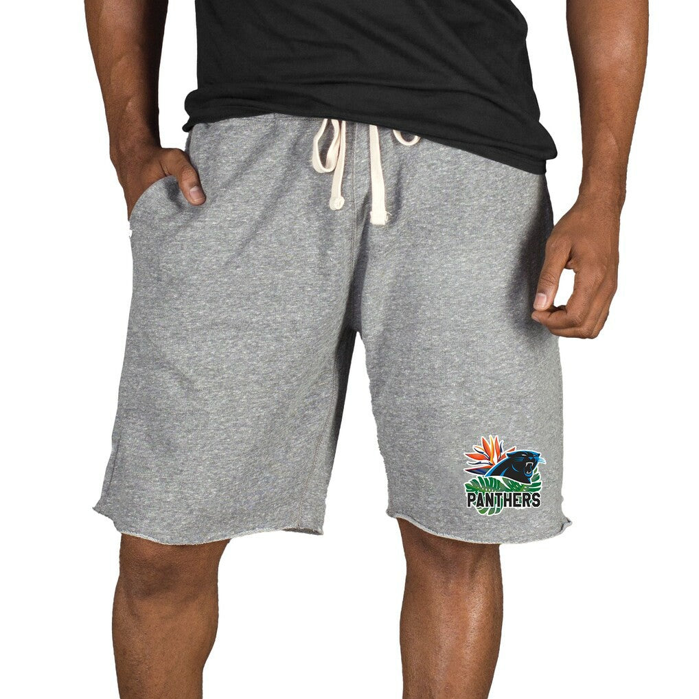 Concepts Sport Mainstream Tri-Blend Shorts - Carolina Panthers Shorts