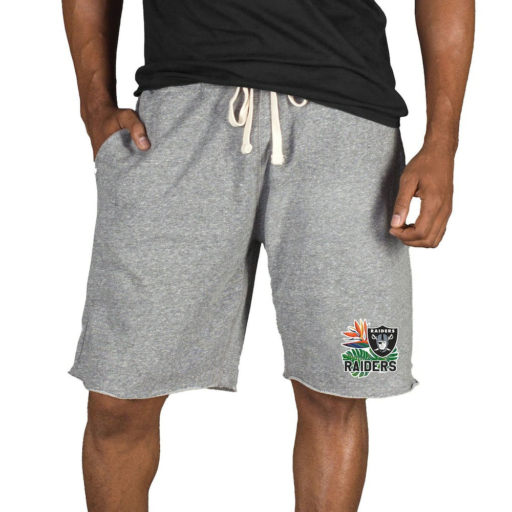 Concepts Sport Mainstream Tri-Blend Shorts - Las Vegas Raiders Shorts