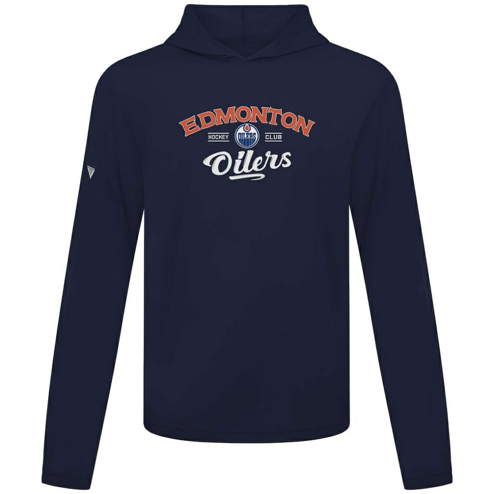 NHL Edmonton Oilers Levelwear Anthem Ice Wall Pullover Hoodie