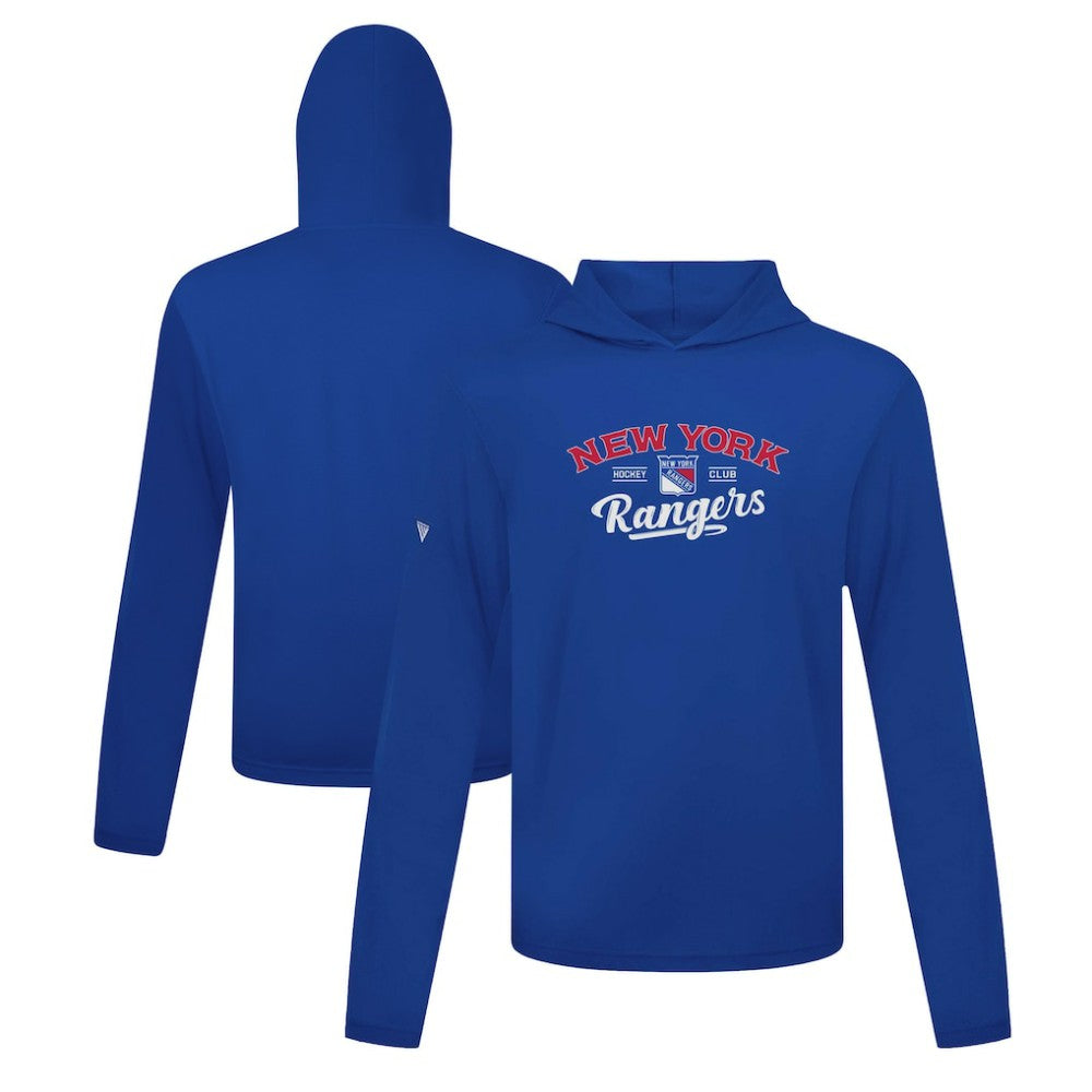 NHL New York Rangers Levelwear Anthem Ice Wall Pullover Hoodie