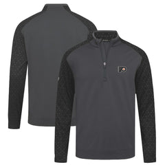 NHL Philadelphia Flyers Levelwear Aztec Insignia Core Quarter-Zip Pullover Top