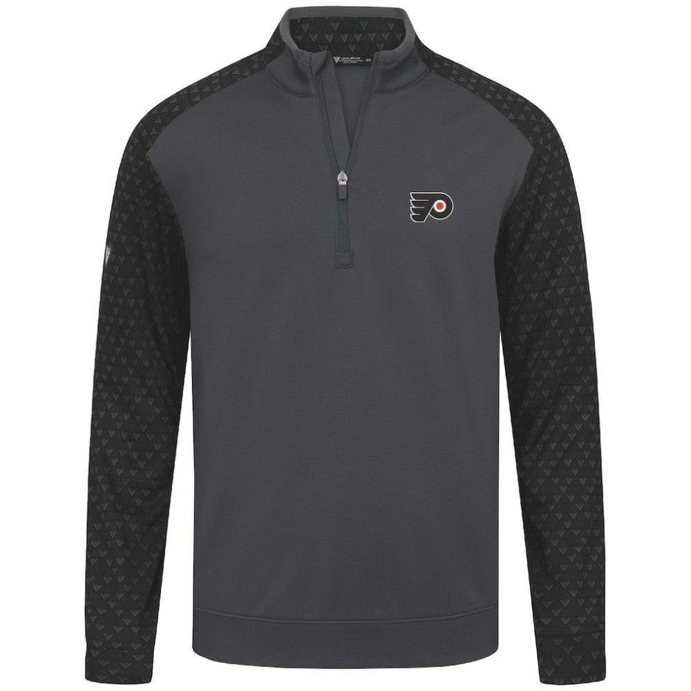 NHL Philadelphia Flyers Levelwear Aztec Insignia Core Quarter-Zip Pullover Top